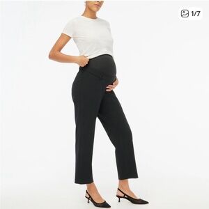 Jcrew Maternity Straight Leg Black Pants